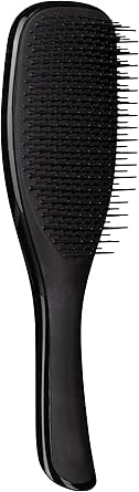 escova-de-cabelo-desembaracadora-the-wet-detangler-black-para-todos-os-tipos-de-cabelo-seco-e-umido-cor-preta - Imagem