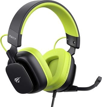 Headset Gamer Havit H2048u 7.1 Usb Preto E Verde