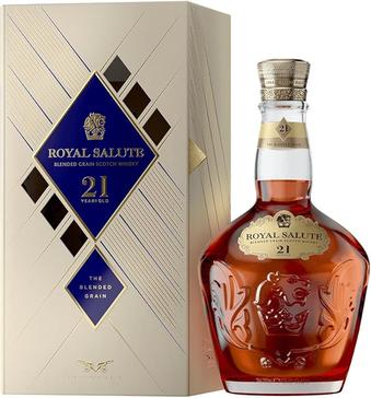Imagem do produto Whisky Escocês Blended 21 Anos Royal Salute The Blended Grain Garrafa 700ml na loja Amazon