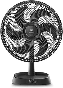 Electrolux Ventilador De Mesa 40cm 6 Pás Silencioso 3 Velocidades 2 Anos Garantia Com Inclinação Duoforce Air+ Efd40 Alcance De Vento 17m 127v Preto