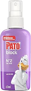Pato Odor Block Bloqueador De Odores Sanitários, Vaso Sanitario Livre De Odores, Lavanda, 60ml