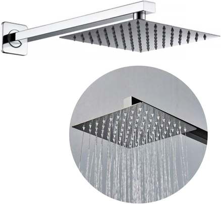 ducha-chuveiro-20x20-slim-inox-com-braco-40-cm-solar-gas - Imagem