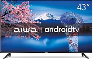 Smart TV Aiwa 43”, Android, Full HD, Borda Ultrafina, HDR10, Dolby Áudio - AWS-TV-43-BL-02-A
