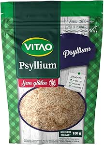 VITAO Psyllium 100g – Fibra Natural Sem Glúten para Alimentação Equilibrada e Uso Versátil