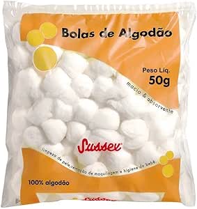 algodao-sussex-50gr-bolas-branca - Imagem