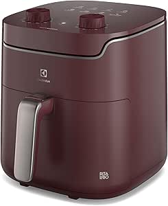 air-fryer-electrolux-prita-lobo-56l-vermelha-escura-efficient-economia-de-energia-1400w-eaf41-127v - Imagem