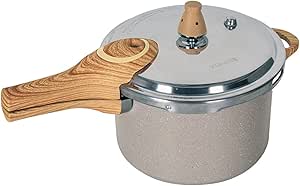 Panela De Pressão Ceramic Life Pressure 4,2l Areia Brinox