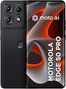 Smartphone Motorola Edge 50 Pro 5G - 256GB 24GB (12GB RAM+12GB Ram Boost) 50MP Ultra-Pixel AI Camera IP68 NFC - Black
