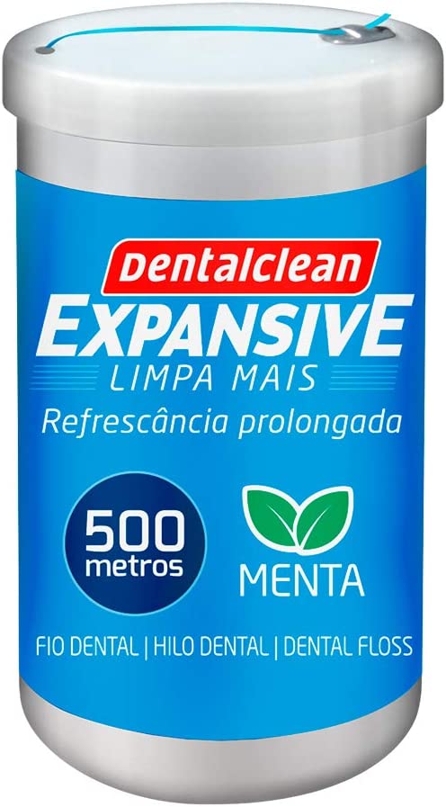 fio-dental-profissional-com-500-m-dentalclean-com-tecnologia-expansive-que-expande-entre-os-dentes-dentalclean - Imagem