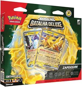 baralho-de-batalha-deluxe-pokemon-tcg-zapdos-ex-cor-estampado-copag - Imagem