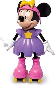 boneca-com-mecanismo-minnie-patinadora-25-cm-elka-multicor - Imagem