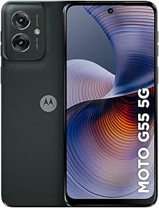 Smartphone Moto G55 5G - 256GB 8GB RAM + 8GB RAM Boost 50MP AI Camera NFC - Preto