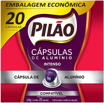 pilao-capsulas-de-cafe-intenso-20-capsulas - Imagem