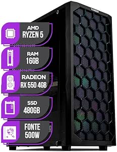 pc-gamer-mancer-amd-ryzen-5-5500-rx-550-4gb-16gb-ddr4-ssd-480gb-fonte-500w-80-plus - Imagem