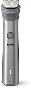 Aparador de Pelos Multigroom 12 em 1 Philips Series 5000 para Rosto, Corpo e Cabelos, Tecnologia BeardSense, À Prova d´água - Bivolt, Máquina de Barba MG5950/15