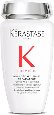 kerastase-shampoo-premiere-bain-decalcifiant-reparateur-todos-os-tipos-de-cabelos-danificados-reparador-descalcificante-neutraliza-a-quebra-com-acido-citrico-e-glicina-250ml - Imagem