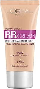 base-bb-cream-loreal-paris-efeito-matte-cor-media-fps-50-30ml - Imagem