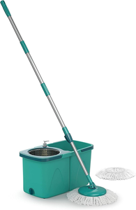 mop-giratorio-pro-duas-aguas-balde-com-9-litros-cesto-inox-e-divisor-de-agua-mop7824-flash-limp - Imagem
