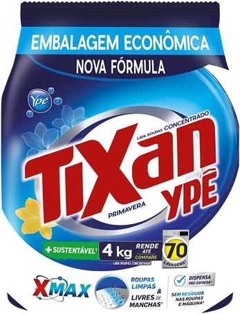 ype-lava-roupas-em-po-tixan-primavera-sache-4kg - Imagem