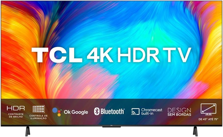 smart-tv-led-50-4k-uhd-tcl-50p635-google-tv-wifi-hdmi - Imagem