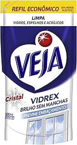 limpa-vidros-veja-vidrex-cristal-refil-400ml - Imagem