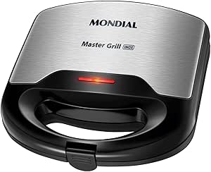 Mondial Sanduicheira Master Grill, Preto/inox, 750w, 220v - S-20
