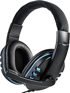 headset-gamer-com-fio-microfone-fone-de-ouvido-anti-ruido-headphone-entrada-p3-compativel-com-xbox-one-ps4-ps5-e-pc - Imagem