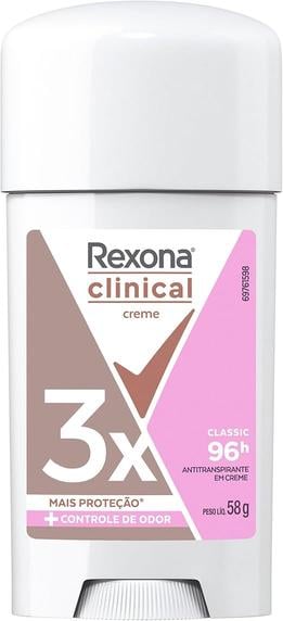 rexona-clinical-antitranspirante-creme-classic-58g - Imagem