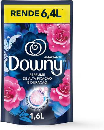 Downy Amaciante Concentrado Brisa Intenso 1.6l, Rende 6.4l, Perfume + Intenso
