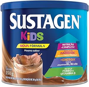 complemento-alimentar-sustagen-kids-morango-lata-380g-t059 - Imagem