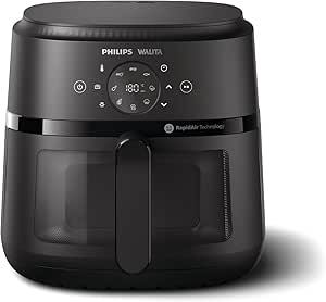 Fritadeira Airfryer Digital Philips Walita NA230/00 Negro