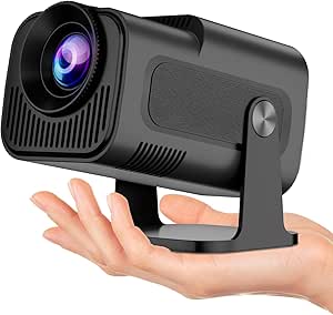 zdssy-hy320-mini-projetor-portatil-5g-wifi-6-bluetooth-50-e-android-11-suporte-4k-e-720p-nativo-12000-lumens-projetor-led-com-4d4p-e-auto-de-correccao-180-giratorio-zoom-eletronico - Imagem