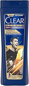 clear-sports-men-shampoo-anticaspa-limpeza-profunda-400ml - Imagem