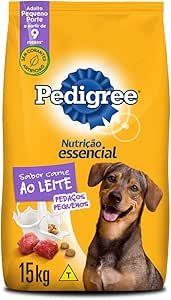 racao-pedigree-nutricao-essencial-carne-ao-leite-para-caes-adultos-15kg - Imagem