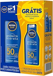 kit-nivea-sun-protetor-solar-protect-hidrata-fps50-200ml-protetor-solar-protect-hidrata-fps50-100ml-nivea - Imagem
