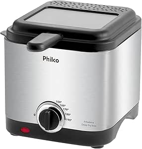 fritadeira-deep-fry-deep-fry-inox-18l-preto-110v-philco - Imagem