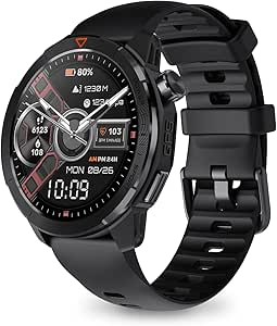 bettdow-smartwatch-relogio-smartwatch-com-gps-tela-amoled-de-alta-definicao-de-143-ecra-tatil-a-prova-dagua-3atm-relogio-smartwatch-feminino-e-masculino-com-120-modos-esportivos-preto - Imagem