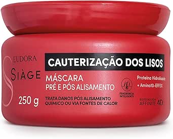 Eudora Siàge Cauterização dos Lisos Máscara Capilar 250g