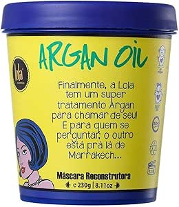 Argan Máscara de Hidratação 230g , Lola Cosmetics