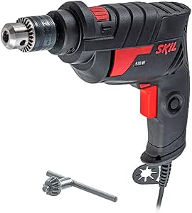 skil-furadeira-de-impacto-6604-570w-127v-com-chave-de-mandril - Imagem