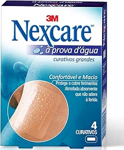 nexcare-3m-curativos-grandes-a-prova-dagua-4-unidades - Imagem