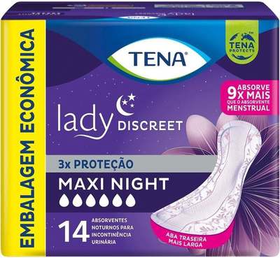 absorvente-para-incontinencia-urinaria-tena-lady-discreet-mini-plus-8-unidades - Imagem