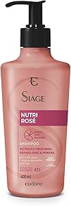Imagem do produto Shampoo Siàge Nutri Rose 400ml na loja Amazon