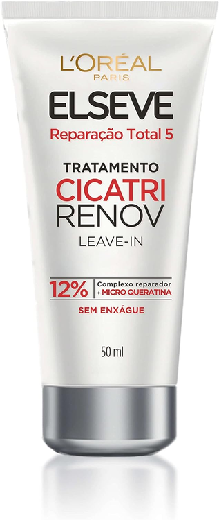 loreal-paris-elseve-creme-tratamento-leave-in-cicatri-renov-branco-tymy - Imagem
