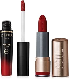 eudora-kit-batons-vermelhos-intensos-mate-vermelho-paparazzi-37g-vermelho-radiante-4g - Imagem