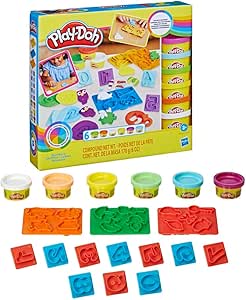 conjunto-massa-de-modelar-play-doh-kit-de-numeros-com-6-cores-de-massinha-e8533-hasbro - Imagem