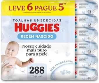 kit-lencos-umedecidos-huggies-recem-nascido-kiye - Imagem