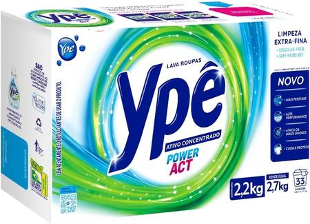 ype-lava-roupas-em-po-power-act-22kg - Imagem