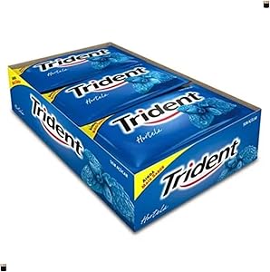 chiclete-trident-hortela-sem-acucar-caixa-com-21-unid-de-8g - Imagem