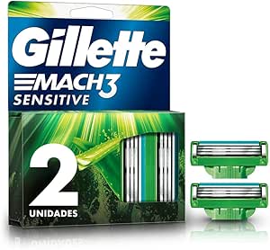 Refil para Gillette Mach3 Sensitive - 2 unidades